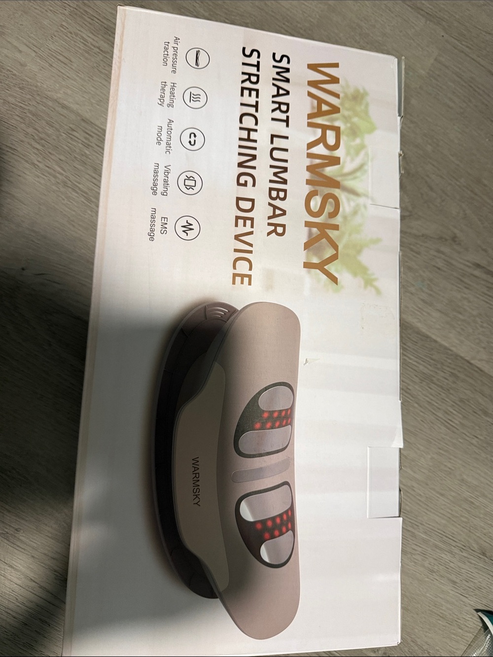 NEW gift WARMSKY Smart Lumbar Stretching Device - Blush Pink